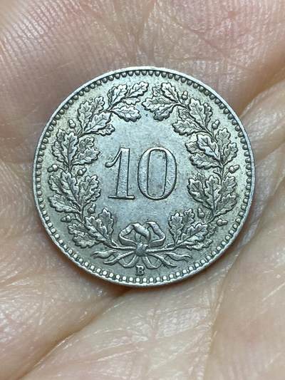 2025年第八十九场(总第一百一十五场）外国好品散币(免佣金) - 少见好品–瑞士🇨🇭1928年10分(第二版，B标，伯尔尼造)