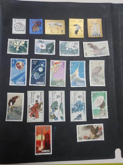 博彦收藏  TM 9月17日 8点 邮票专场 - JT 新票7套，具体以图片为准，金有氧化，其他大部分全品