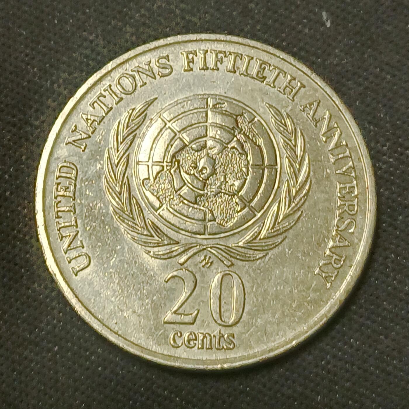 【游宝拍卖】乙巳蛇年66期 最低佣金1元起拍 澳大利亚 联合国成立50周年纪念币