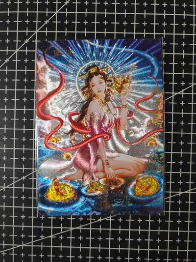 铃鹿第七期（提示一：自制卡难免瑕疵，可能存在撞角爆边等出厂瑕疵，介意慎拍；提示二：参拍请慎重，跑单押金不退的）） - 宗rich亲签冷烫羲和