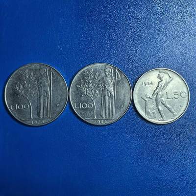 各国家硬币 无佣金 - 意大利3个