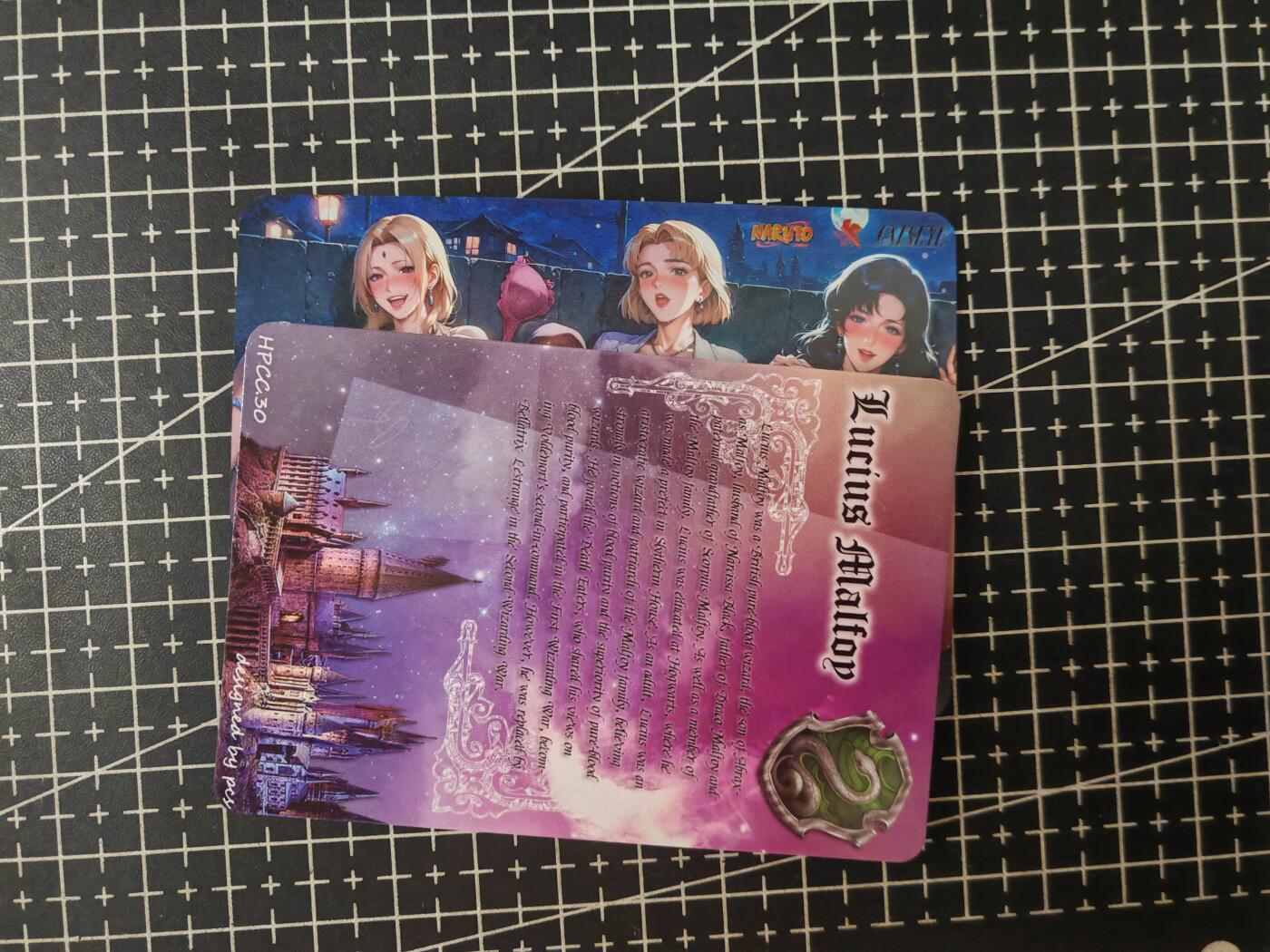铃鹿第七期（提示一：自制卡难免瑕疵，可能存在撞角爆边等出厂瑕疵，介意慎拍；提示二：参拍请慎重，跑单押金不退的）） 主任猫眼彩闪艺术特卡7