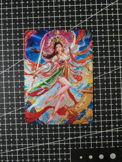 铃鹿第七期（提示一：自制卡难免瑕疵，可能存在撞角爆边等出厂瑕疵，介意慎拍；提示二：参拍请慎重，跑单押金不退的）） - 玄灵谱冷烫九天玄女