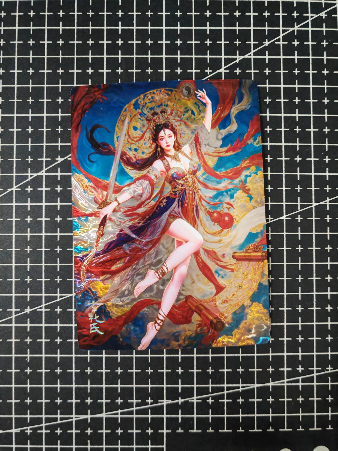 铃鹿第七期（提示一：自制卡难免瑕疵，可能存在撞角爆边等出厂瑕疵，介意慎拍；提示二：参拍请慎重，跑单押金不退的）） 光刻九天玄女