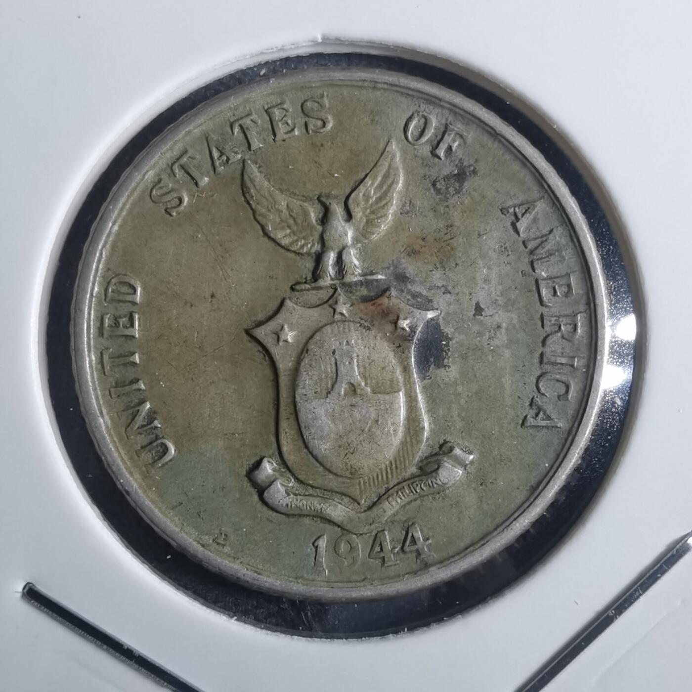 沼泽如烟--第835场 菲律宾1944年二十分银币