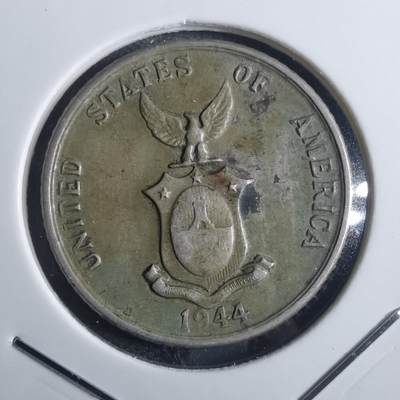 沼泽如烟--第835场 - 菲律宾1944年二十分银币