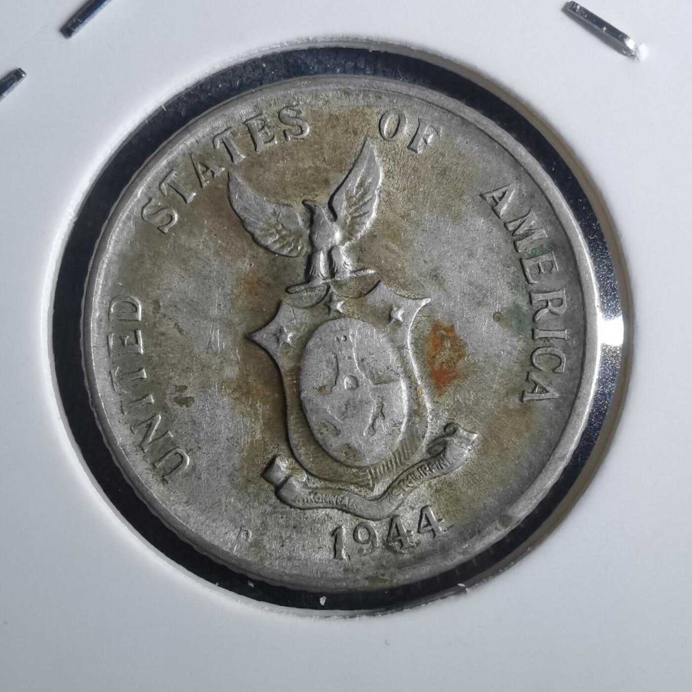 沼泽如烟--第835场 菲律宾1944年二十分银币