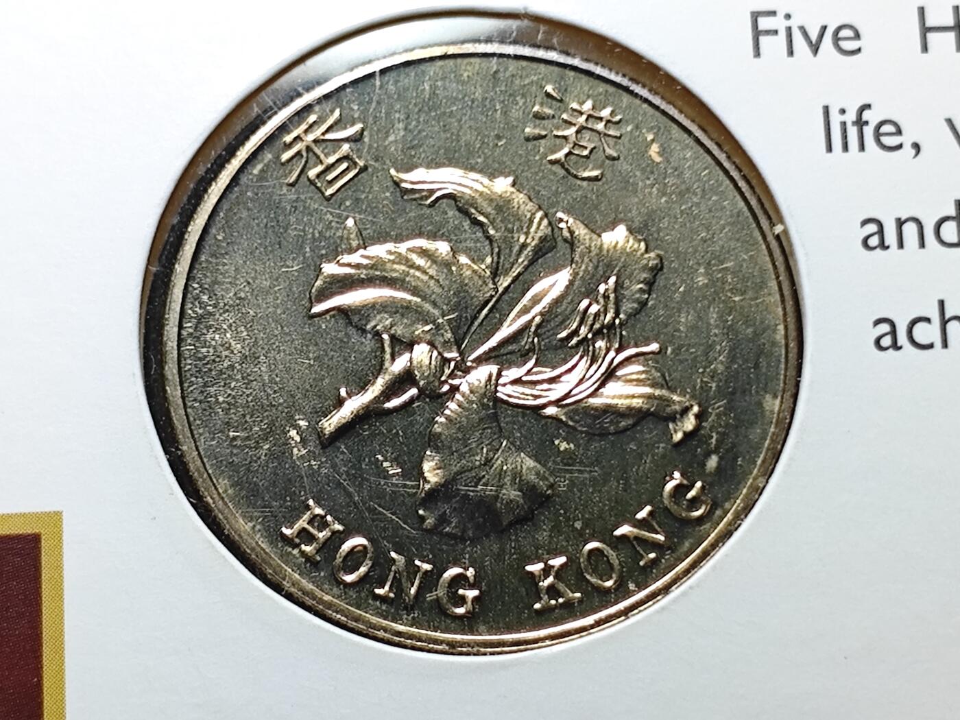 KK钱币收藏小铺 套币专场 2月预留时间 周末发货  1997香港5元纪念币 币封样式卡套 首日封