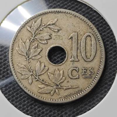 KK钱币收藏小铺 第334期 2月预留时间 周末发货 -  1904比利时10分