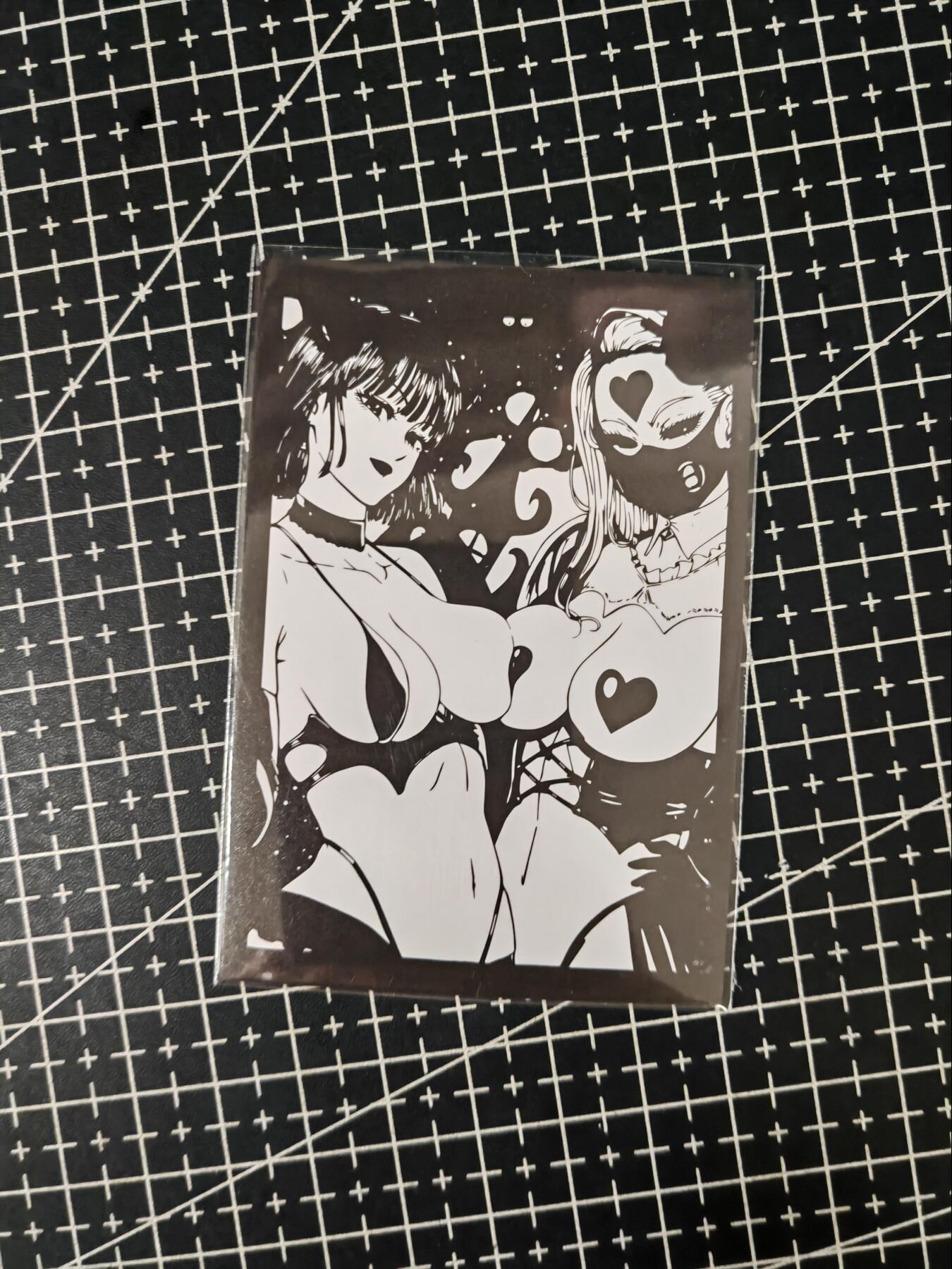 铃鹿第七期（提示一：自制卡难免瑕疵，可能存在撞角爆边等出厂瑕疵，介意慎拍；提示二：参拍请慎重，跑单押金不退的）） 藏无缺粗闪单卡