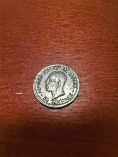 长老汇蛇年精选第四十四场拍卖 - 1926西班牙阿方索十三世50分银币，2.5克835银，好品