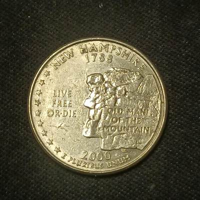 【游宝拍卖】乙巳蛇年66期 最低佣金1元起拍 - 美国新罕州纪念币