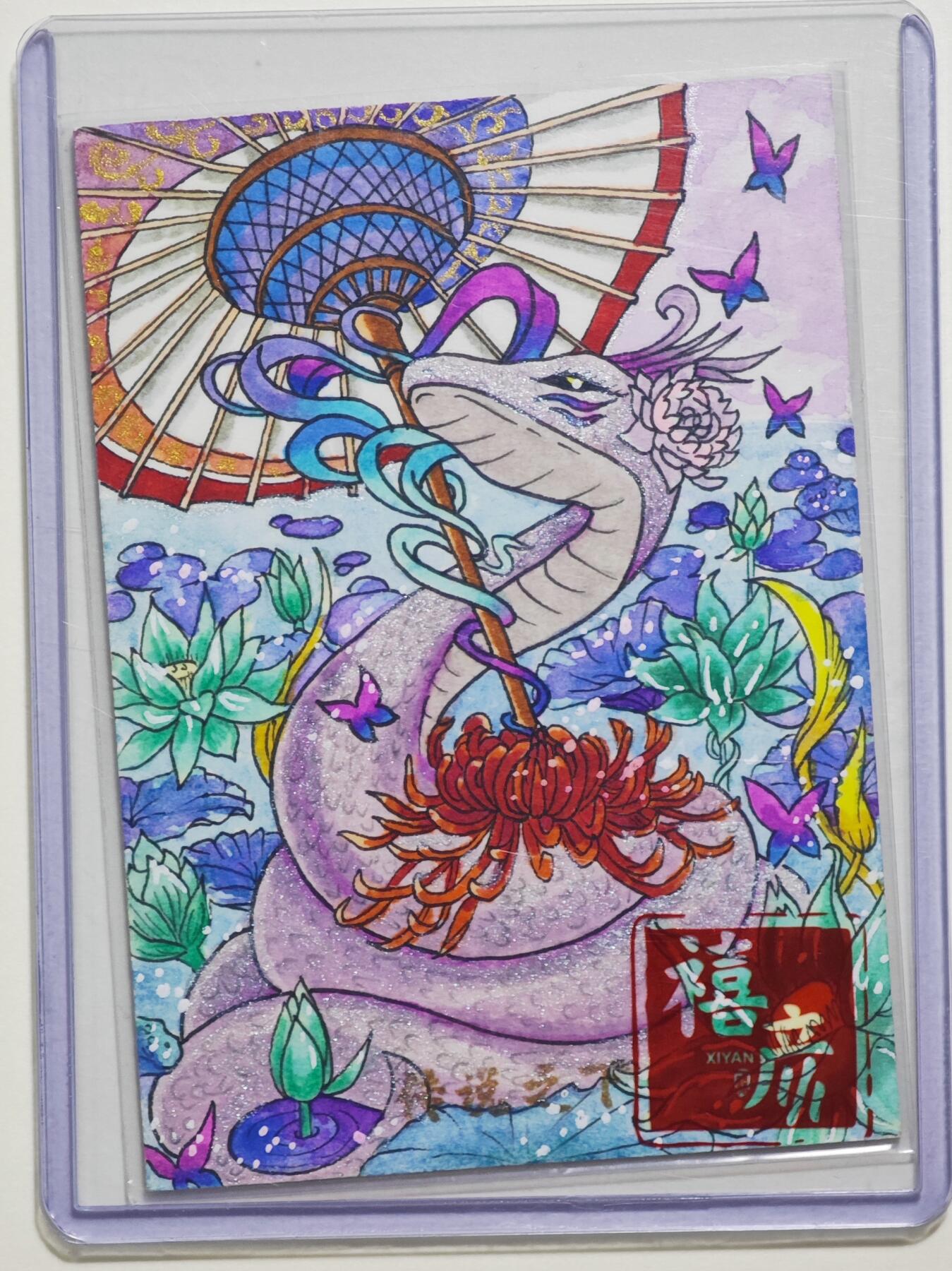 白泽拍卖卡牌手绘专场第24期（持续征集ING，白露暧秋色，月明清漏中）