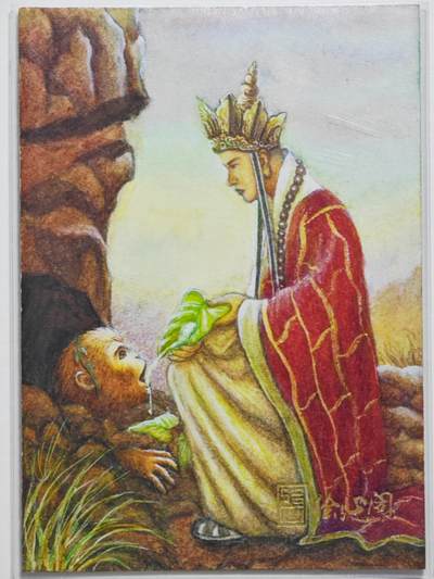 白泽拍卖卡牌手绘专场第24期（持续征集ING，白露暧秋色，月明清漏中） - 2025 绘心阁手绘卡 初见  梦华亲签