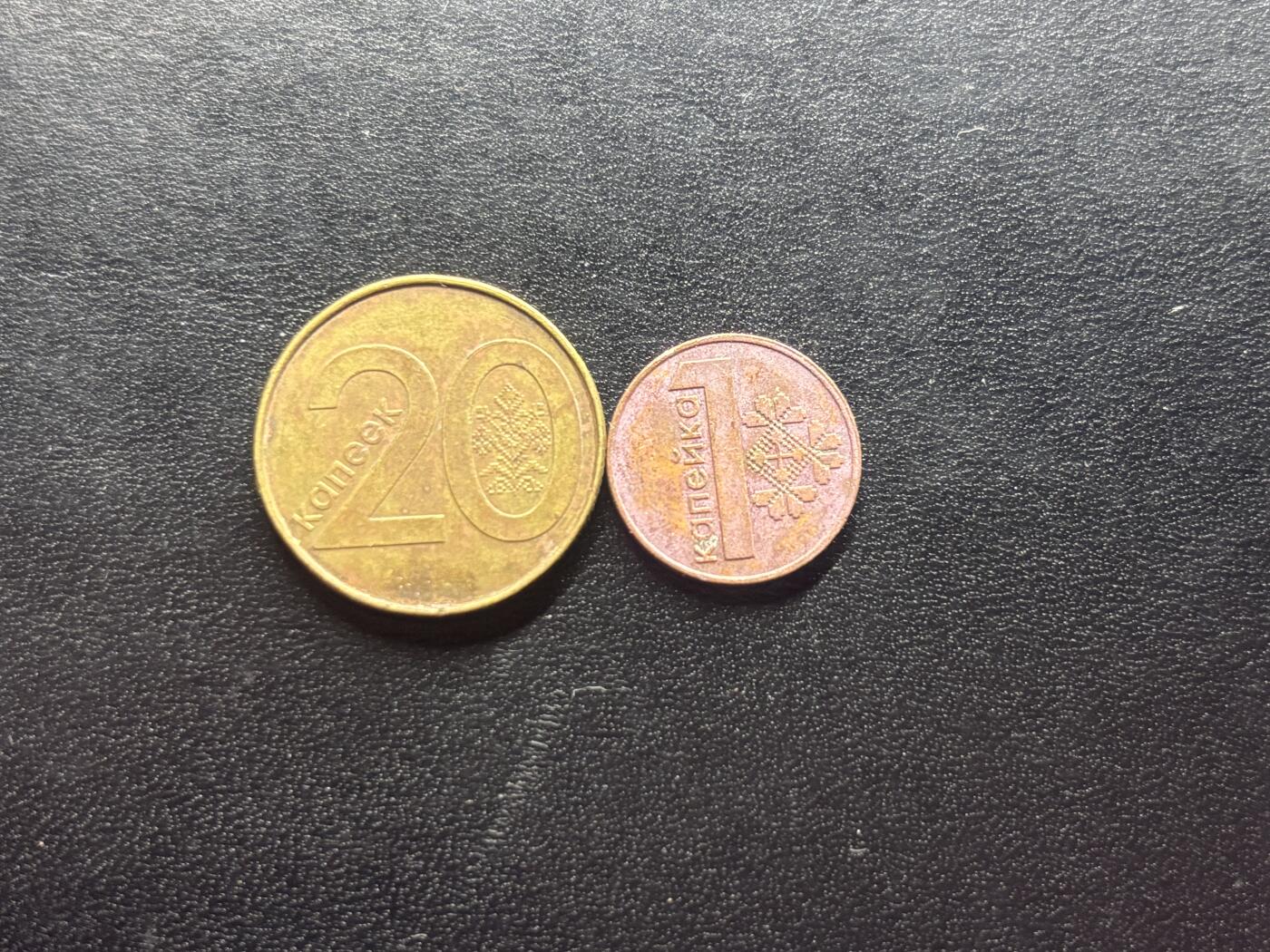 邮泉阁限时拍卖第二十四场 各国硬币专场（硬币在国外） 白俄罗斯2枚