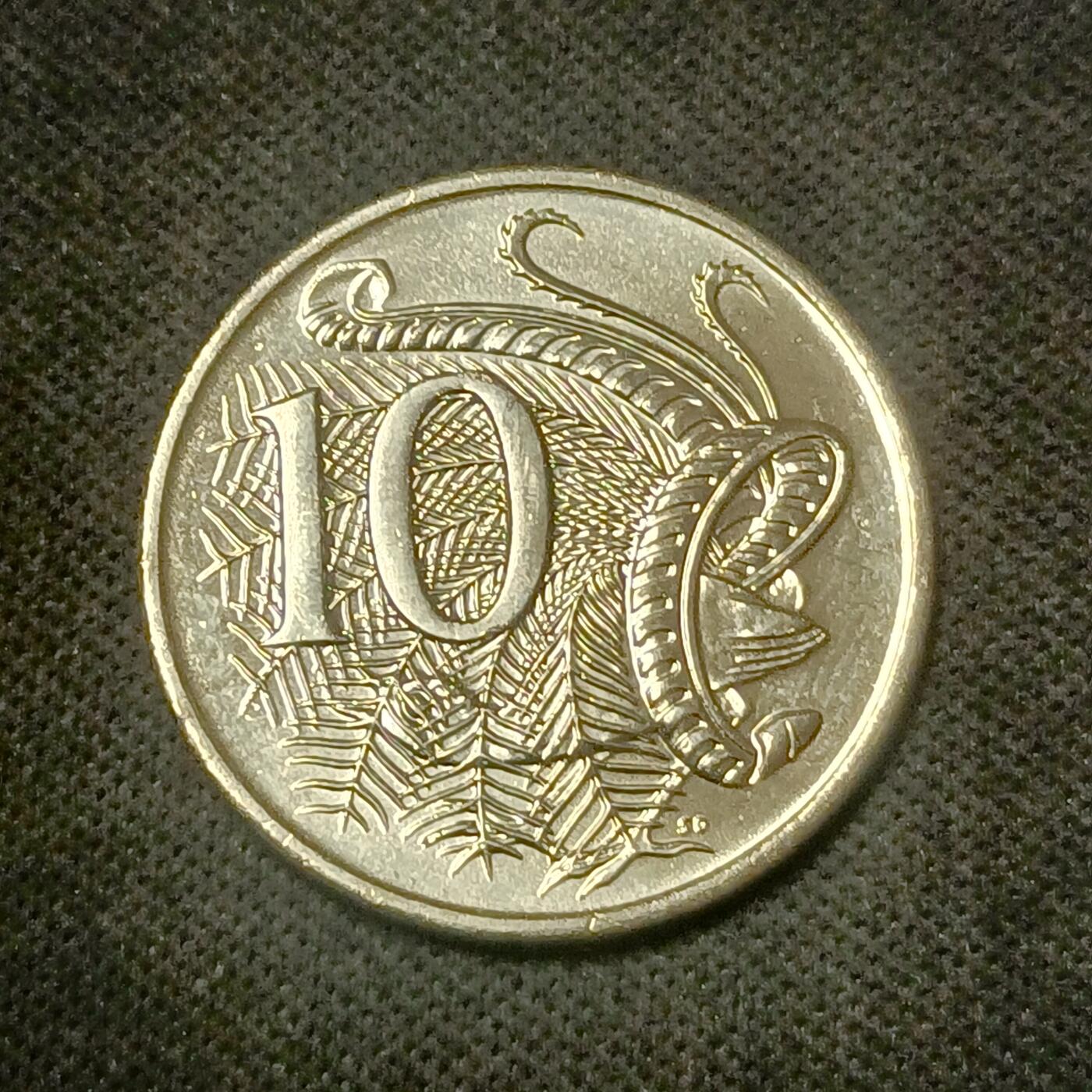 【游宝拍卖】乙巳蛇年66期 最低佣金1元起拍 澳大利亚10分 查尔斯国王版
