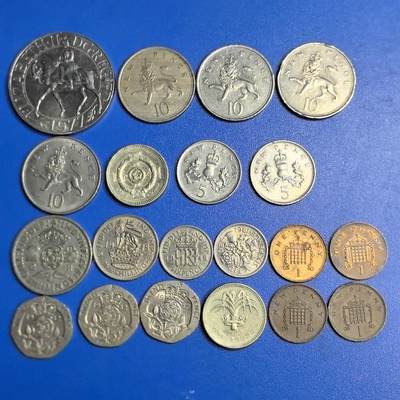 各国家硬币 无佣金 - 英国20个