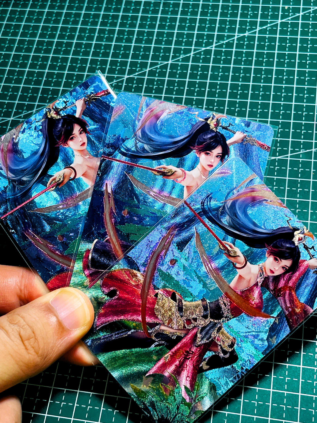 【关注参拍有赠卡】显眼宝31期  逝者如斯夫不舍昼夜 五月卡牌     原创五林系列卡   3建模   嵩山派   共3张   粗闪精扣工艺  小卡尺寸  60*87