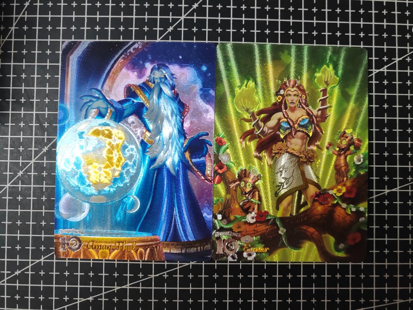 铃鹿第七期（提示一：自制卡难免瑕疵，可能存在撞角爆边等出厂瑕疵，介意慎拍；提示二：参拍请慎重，跑单押金不退的）） 炉石粗闪2
