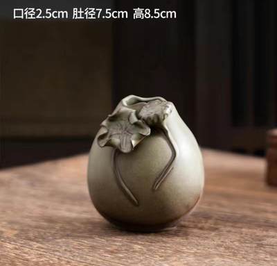 仿古陶瓷小花瓶专场 - 手捏禅意花瓶六