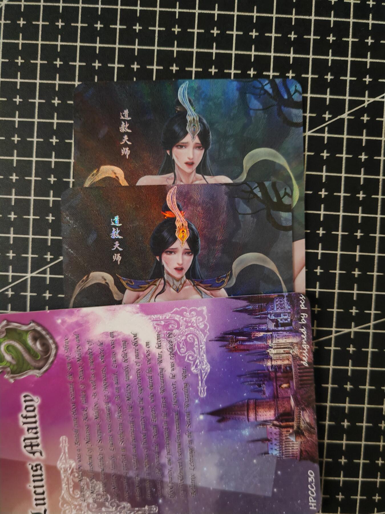 铃鹿第七期（提示一：自制卡难免瑕疵，可能存在撞角爆边等出厂瑕疵，介意慎拍；提示二：参拍请慎重，跑单押金不退的）） 柳钢蛋彩闪艺术对卡3
