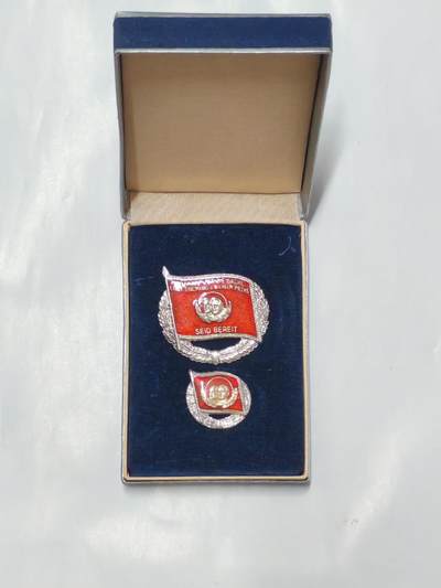 韵星假日拍卖第二十三期 -- Rimey Holidays Auction 23 - 民主德国银级台尔曼与威廉匹克共同战斗奖章