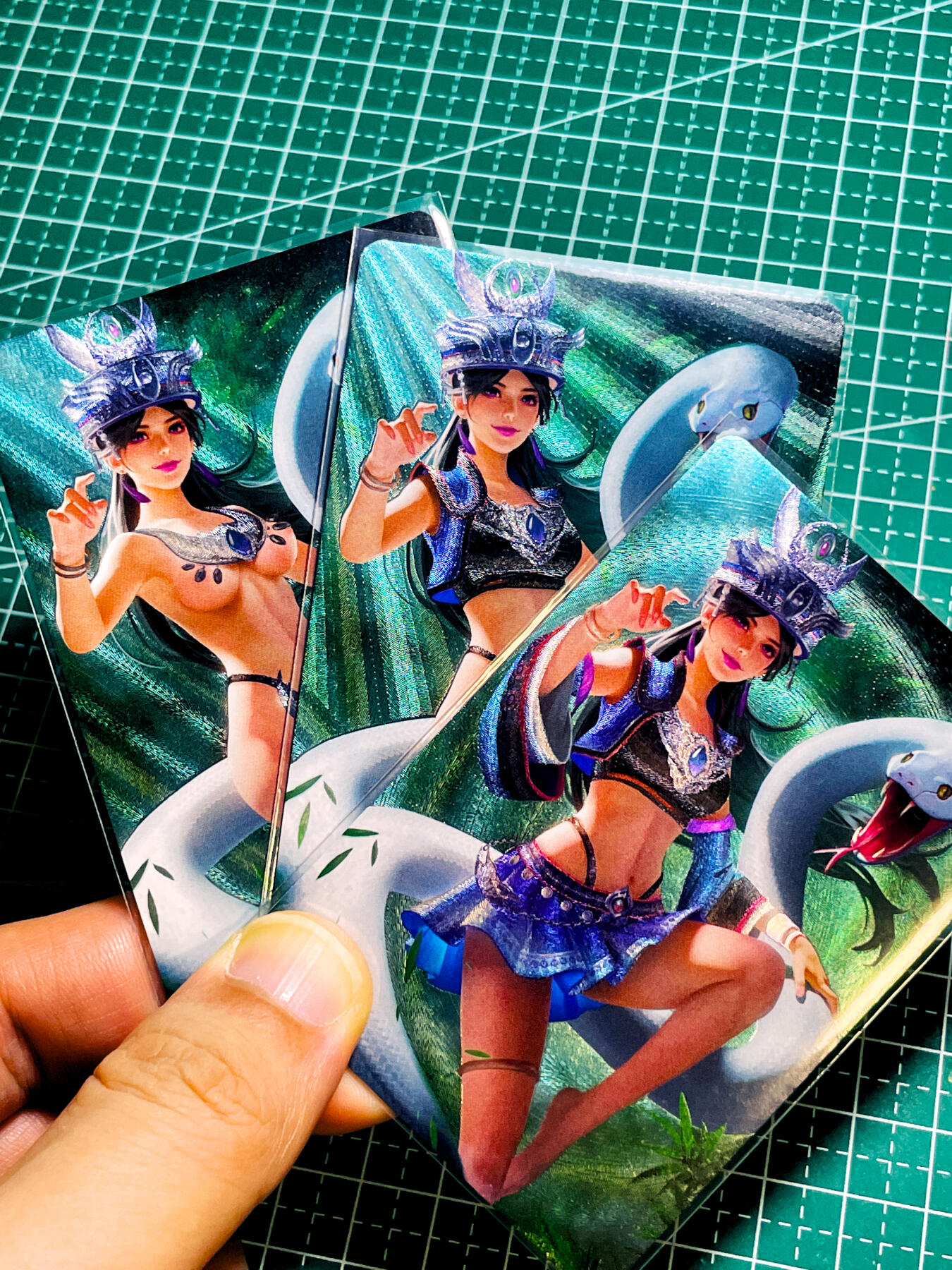 【关注参拍有赠卡】显眼宝31期  逝者如斯夫不舍昼夜 五月卡牌     原创五林系列卡   3建模   五毒教   共3张   粗闪精扣工艺  小卡尺寸  60*87