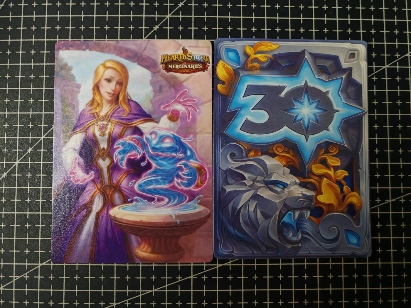 铃鹿第七期（提示一：自制卡难免瑕疵，可能存在撞角爆边等出厂瑕疵，介意慎拍；提示二：参拍请慎重，跑单押金不退的）） 炉石粗闪1