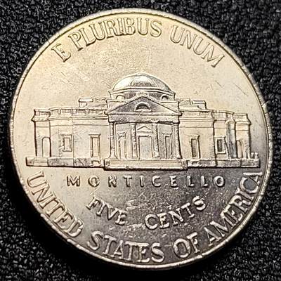 泉币菌-第107场-精品福利场 原光极美品 美国2015年5美分纪念币 杰斐逊 及 故居蒙蒂塞洛庄园 21mm 
