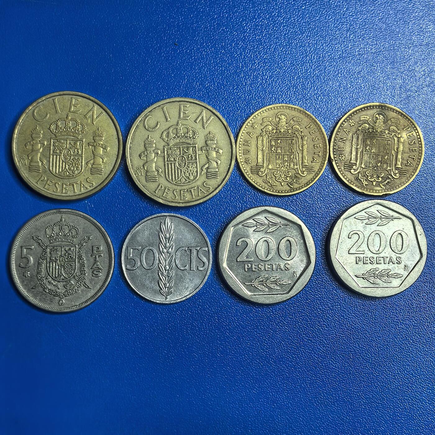 各国家硬币 无佣金 西班牙8个