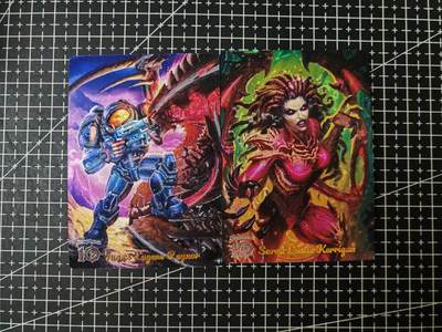 铃鹿第七期（提示一：自制卡难免瑕疵，可能存在撞角爆边等出厂瑕疵，介意慎拍；提示二：参拍请慎重，跑单押金不退的）） - 炉石粗闪3
