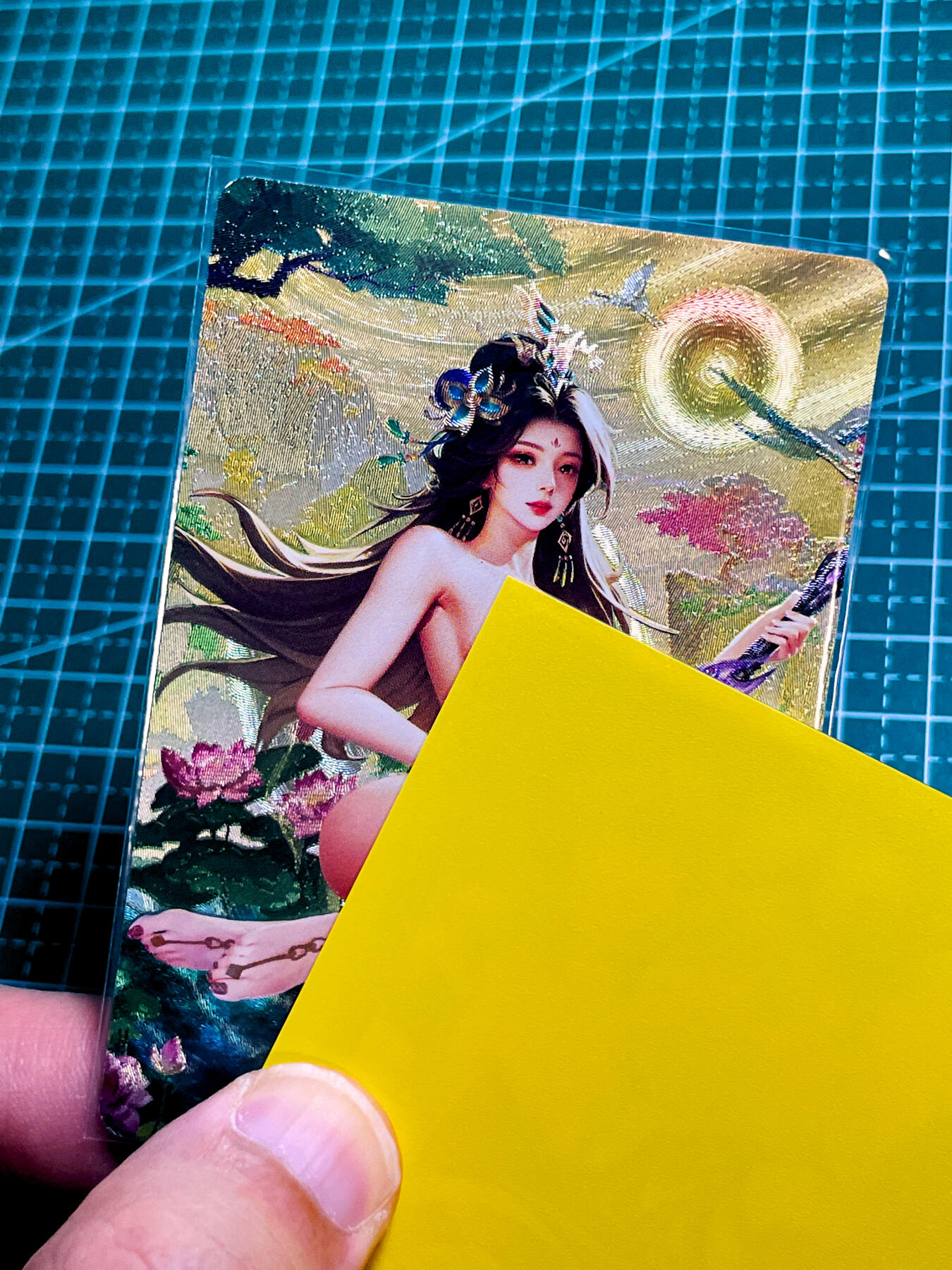 【关注参拍有赠卡】显眼宝31期  逝者如斯夫不舍昼夜 五月卡牌     原创五林系列卡   3建模   积分卡点仓派艺术卡   共1张   粗闪精扣工艺  小卡尺寸  60*87