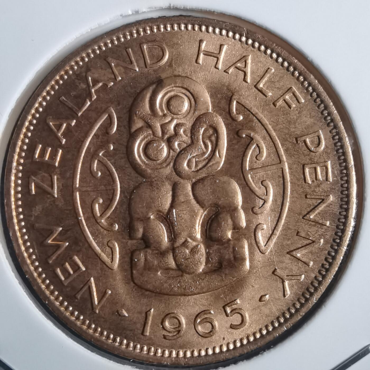 沼泽如烟--第835场 新西兰1965年半便士
