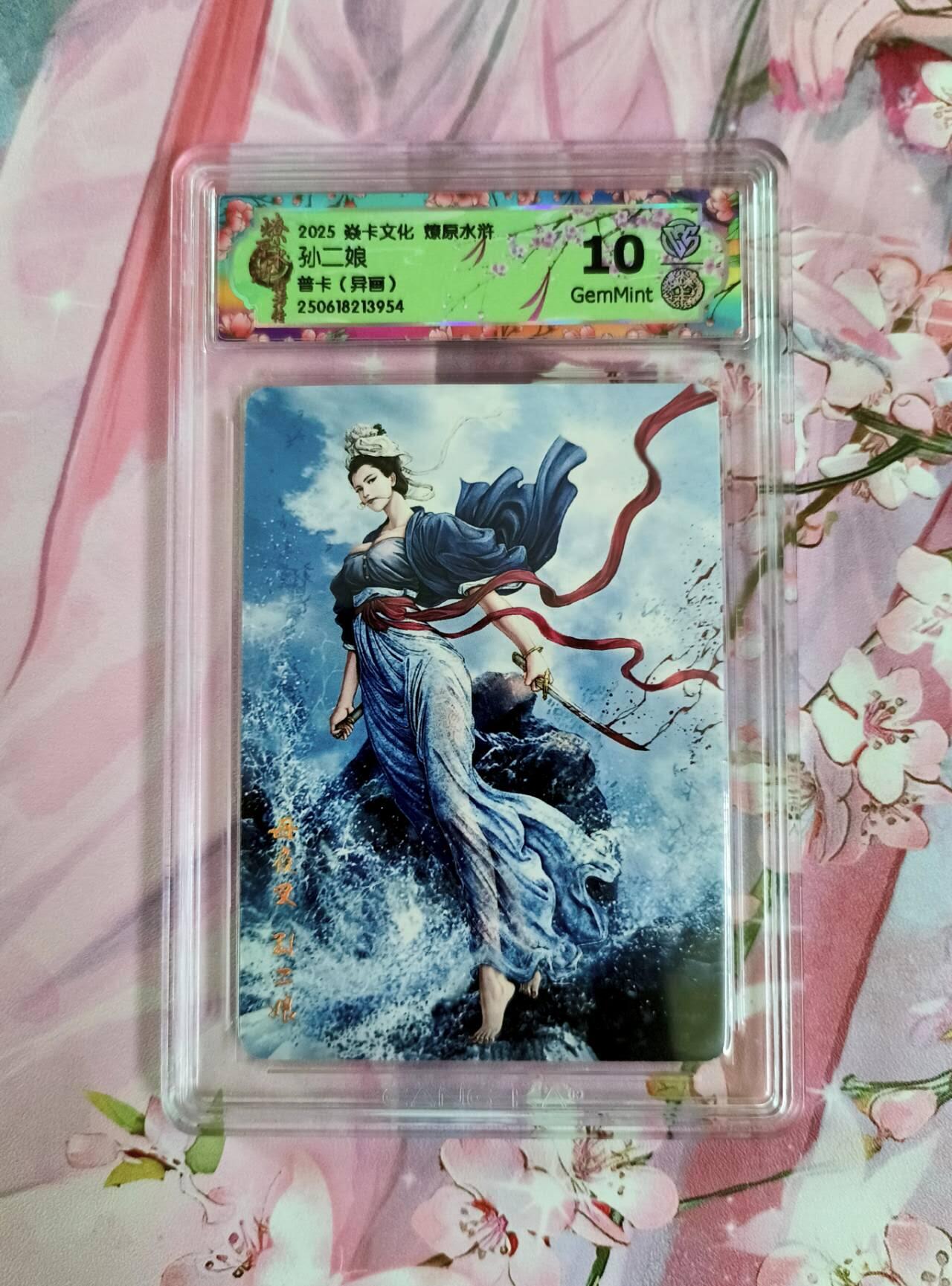 龙虎卡牌第五十四场 （无佣金，满120包邮，欢迎送拍） 普卡评级卡 焱卡文化 燎原水浒 孙二娘（异画）10分