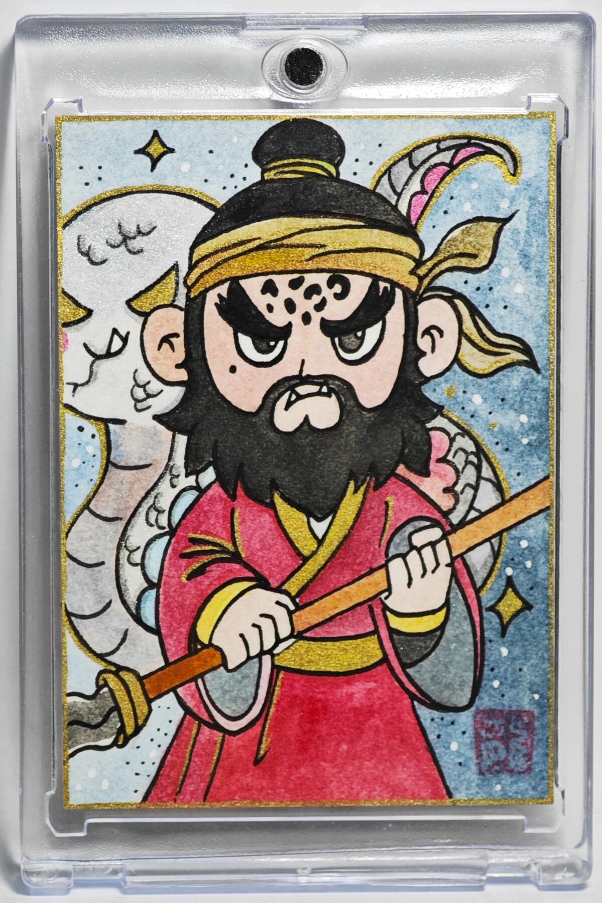 白泽拍卖卡牌手绘专场第24期（持续征集ING，白露暧秋色，月明清漏中）