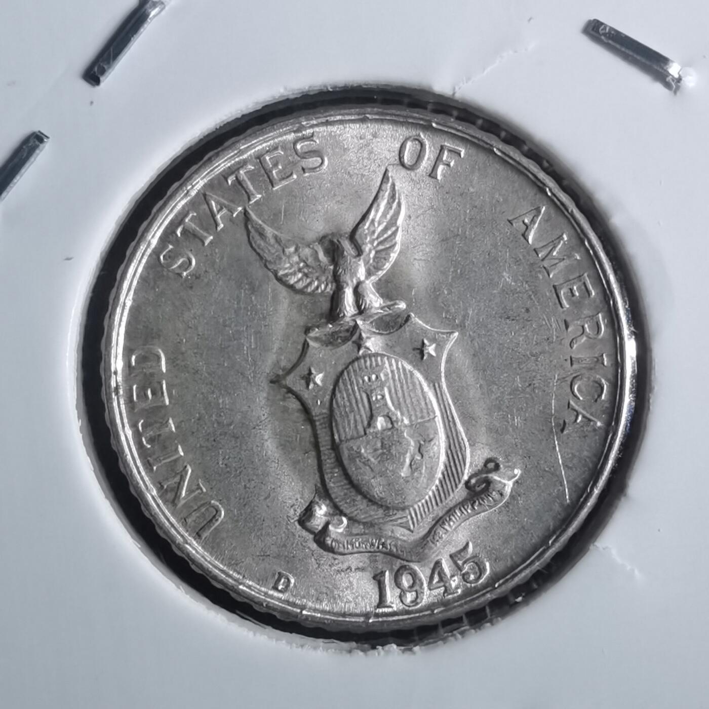 沼泽如烟--第835场 菲律宾1945年十分银币