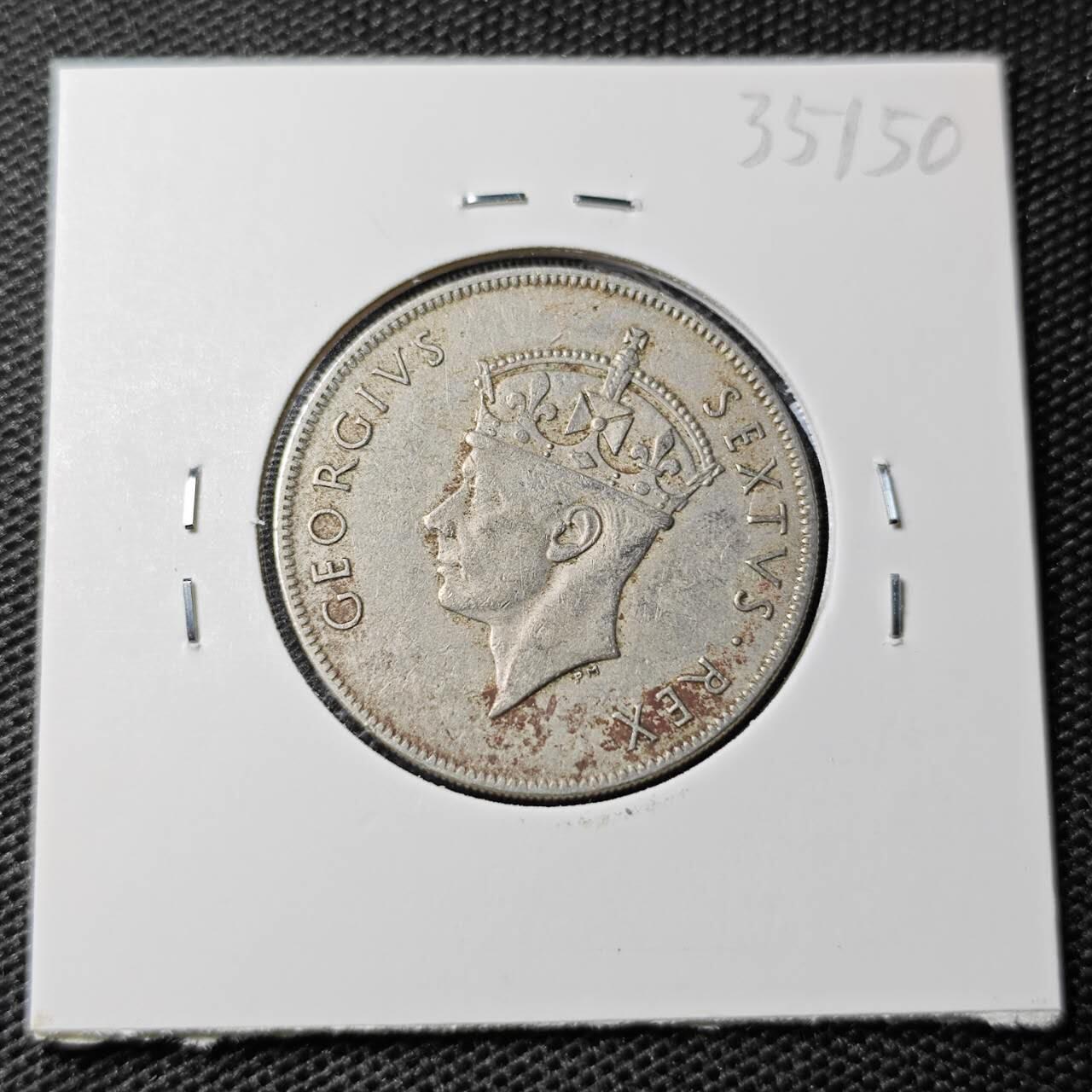 KK钱币收藏小铺 第335场 2月预留时间 周末发货 1952英属东非1先令