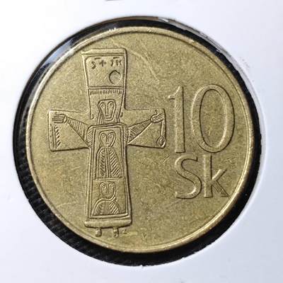 KK钱币收藏小铺 第335场 2月预留时间 周末发货 - 2003斯洛伐克10克朗 