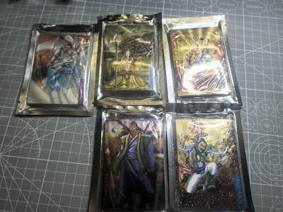 第十六场拍卖 结拍 9月12日晚21点 公益场 无佣金 无手续费 品控放大镜勿拍。卡牌出厂品质全部套膜不包厂瑕 禁止🚫小号抬价 部分卡牌设有底价 大家放心拍 点个关注哈 - 藏无缺璇哥 油画水浒5袋全新
