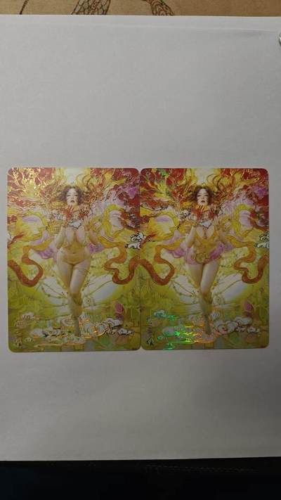 龙虎卡牌第五十四场 （无佣金，满120包邮，欢迎送拍） - 普幻2张 燎原  太虚幻境 刷子 - 尤三姐