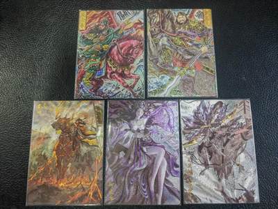 阳大大卡牌拍卖第71期（持续收拍品，周五晚上九点截拍，进群福利早知道） - 玄卡阁 三国裸卡5张