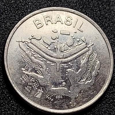 泉币菌-第107场-精品福利场 1983年 巴西50克鲁塞罗 硬币 28mm 