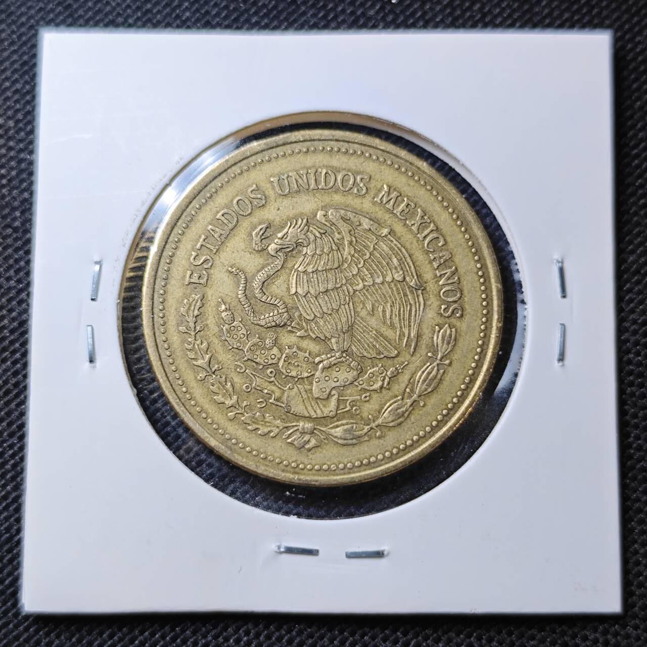 KK钱币收藏小铺 第334期 2月预留时间 周末发货 墨西哥1000比索大铜币 