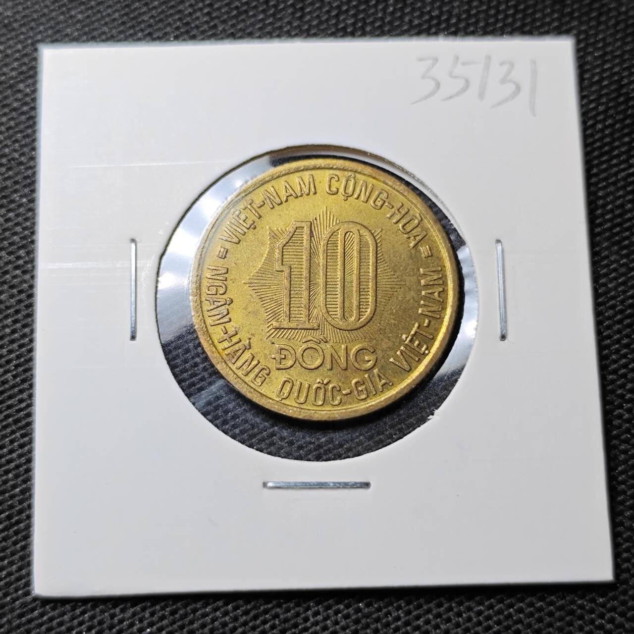 KK钱币收藏小铺 第335场 2月预留时间 周末发货 1974越南10盾 纪念币