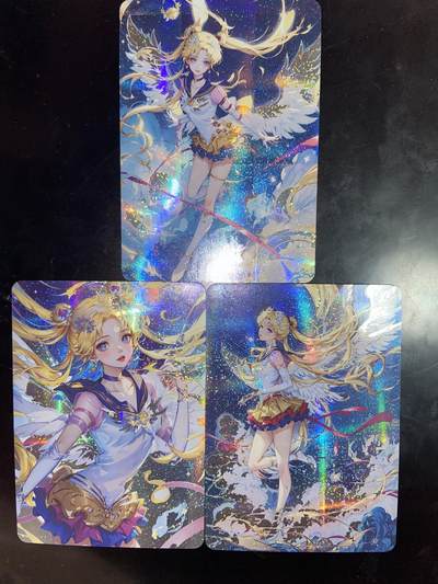 阳大大卡牌拍卖第72期（持续收拍品，周五晚上九点截拍，进群福利早知道） - 美少女战 纱布闪 三张