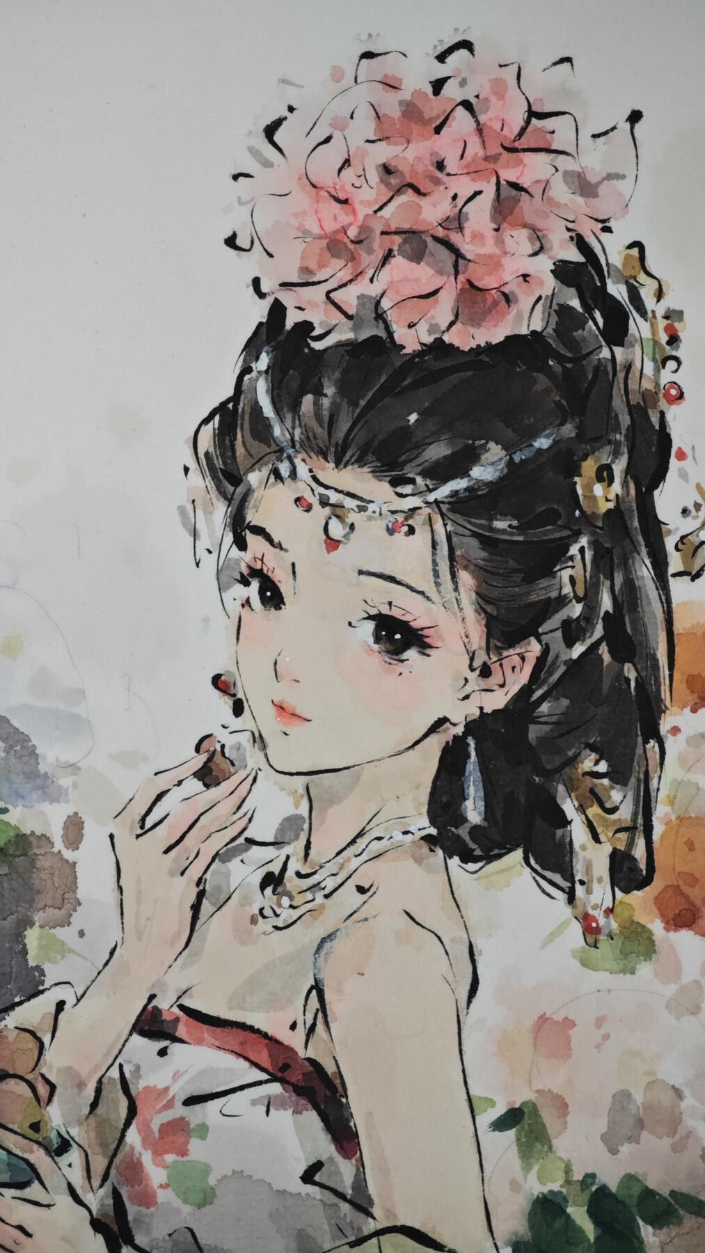 白泽拍卖卡牌手绘专场第24期（持续征集ING，白露暧秋色，月明清漏中）
