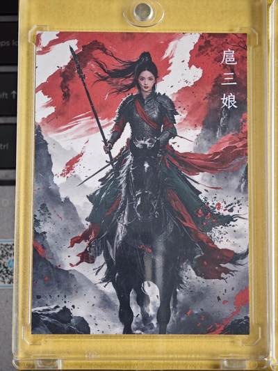 玩卡战线超级大甩拍第42期（周二晚10点半截拍）请寄存过多的卡友准许发货哇！ - 臻藏-扈三娘800g高端厚卡，带收藏卡砖