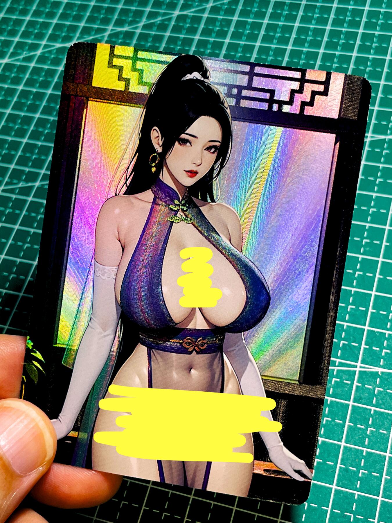 【关注参拍有赠卡】显眼宝31期  9.10日晚9:30截止 逝者如斯夫不舍昼夜 国风芳华 武侠系列  袁紫衣 散配1张  粗彩闪工艺   大卡尺寸  63*88