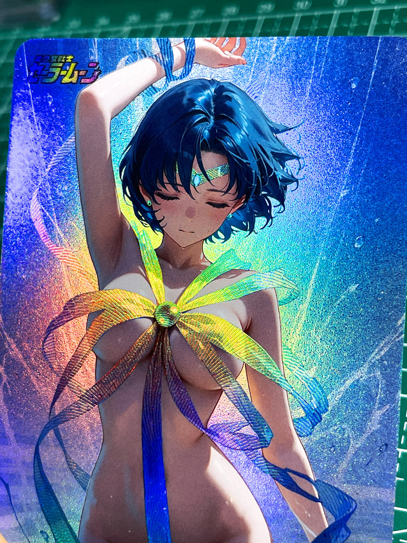 【关注参拍有赠卡】显眼宝31期  9.10日晚9:30截止 逝者如斯夫不舍昼夜 非常漂亮的美少女战士 丝带美少女 散配一张 折光彩闪   63*88