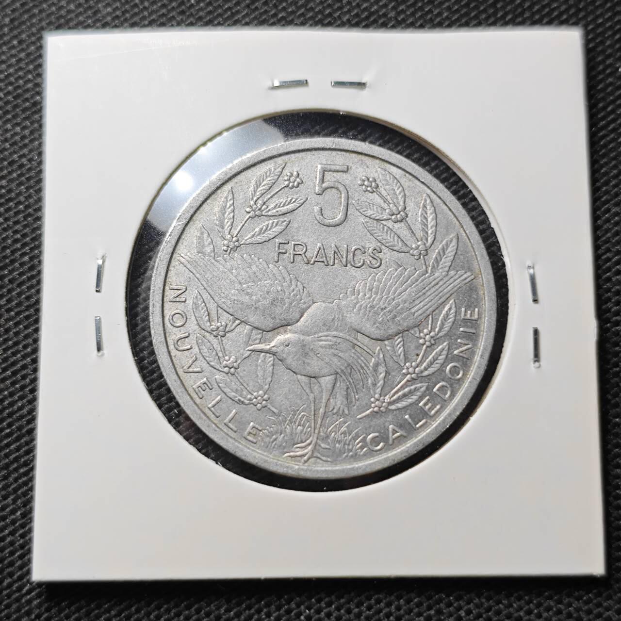 KK钱币收藏小铺 第334期 2月预留时间 周末发货  1952法属新喀里多尼亚5法郎